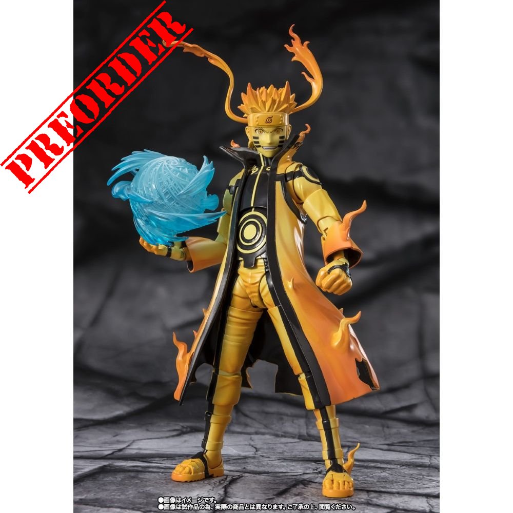 S.H.Figuarts NARUTO UZUMAKI [Kurama Link Mode] -Courageous Strength That  Binds