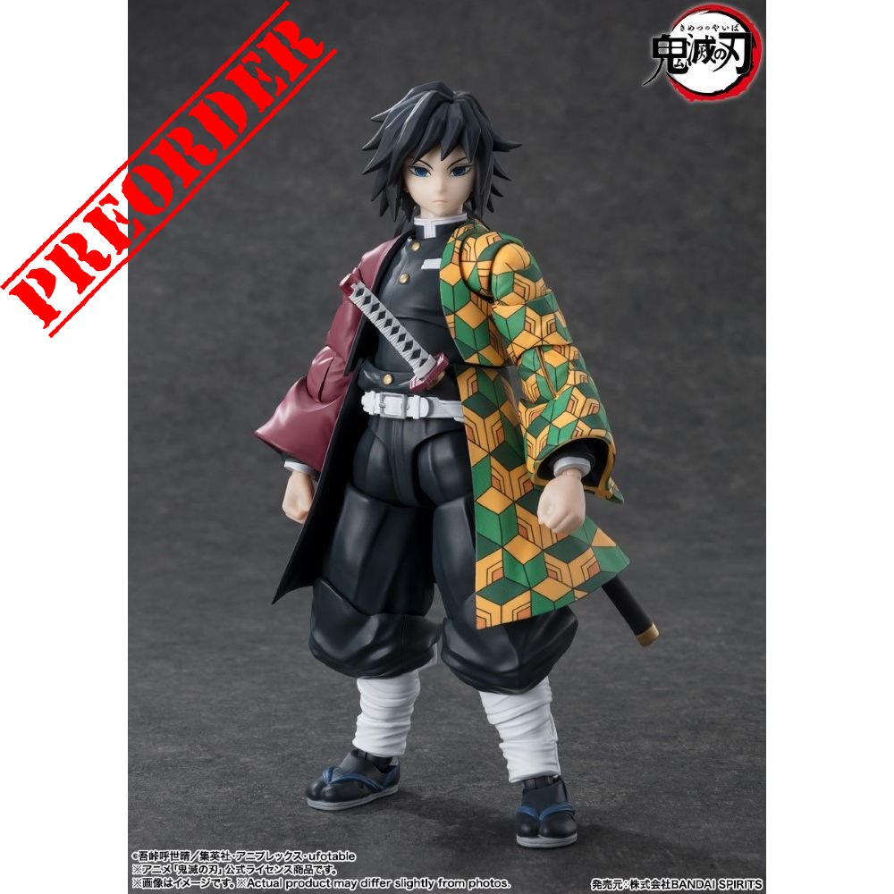 PREORDER Bandai S.H.Figuarts Demon Slayer Giyu Tomioka – Figure Grail