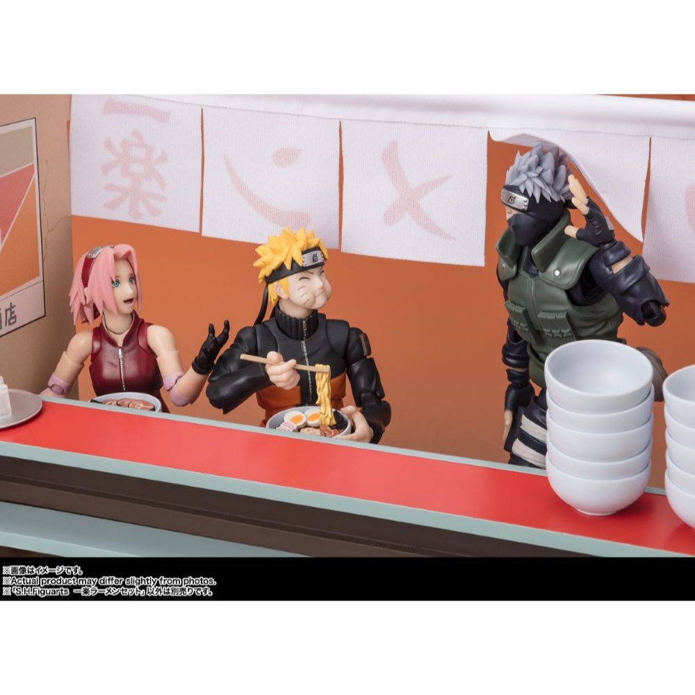 Bandai S.H.Figuarts Naruto Shippuden Ichiraku Ramen Set