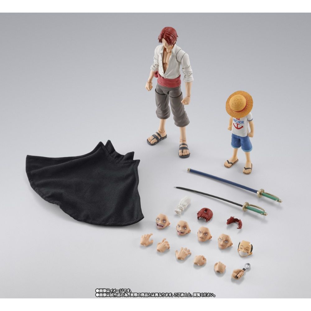 PREORDER Bandai S.H.Figuarts One Piece Shanks x Childhood Luffy