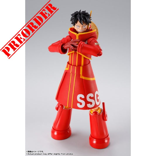 PREORDER Bandai S.H.Figuarts One Piece Monkey D Luffy Future Island Egghead