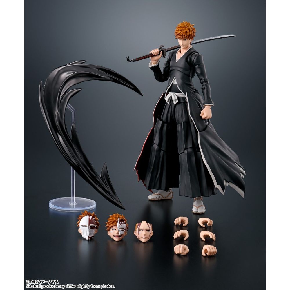 PREORDER Bandai S.H.Figuarts Bleach Ichigo Kurosaki Getsugatensho